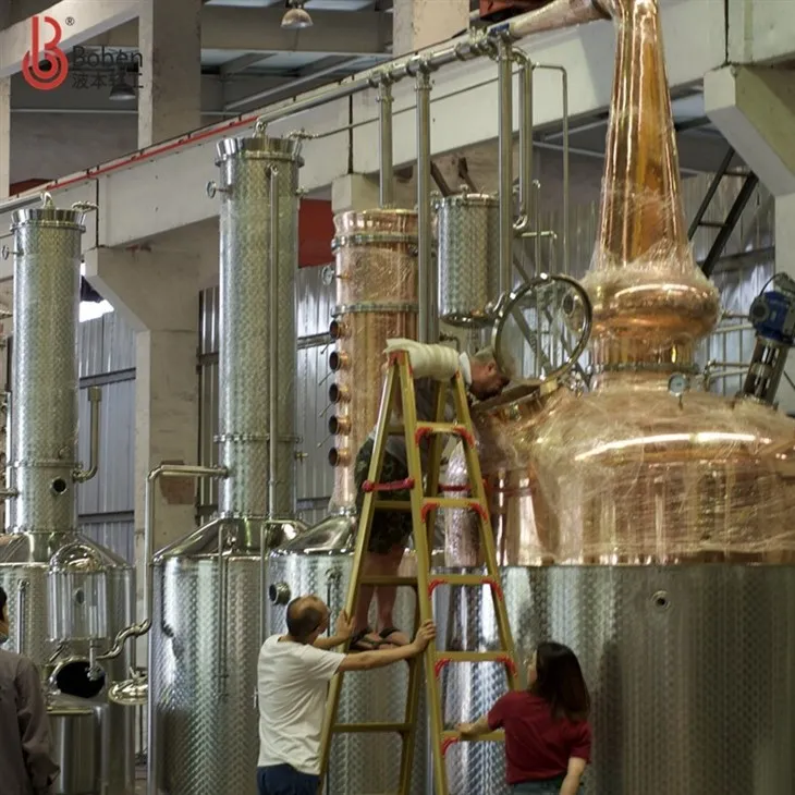 5000L Copper Pot Still With Gin Basket