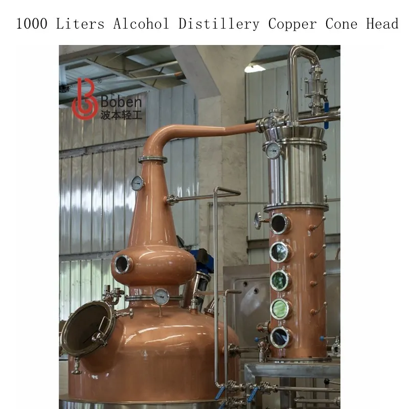 500L Whisky Still Pot Still Gin Basket Rectifier Steam Jacketed